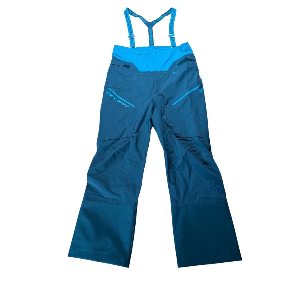 DYNAFIT Free GTX Goretex Ski Pants Blue Gore-Tex Suspender Men's Size XXL Winter